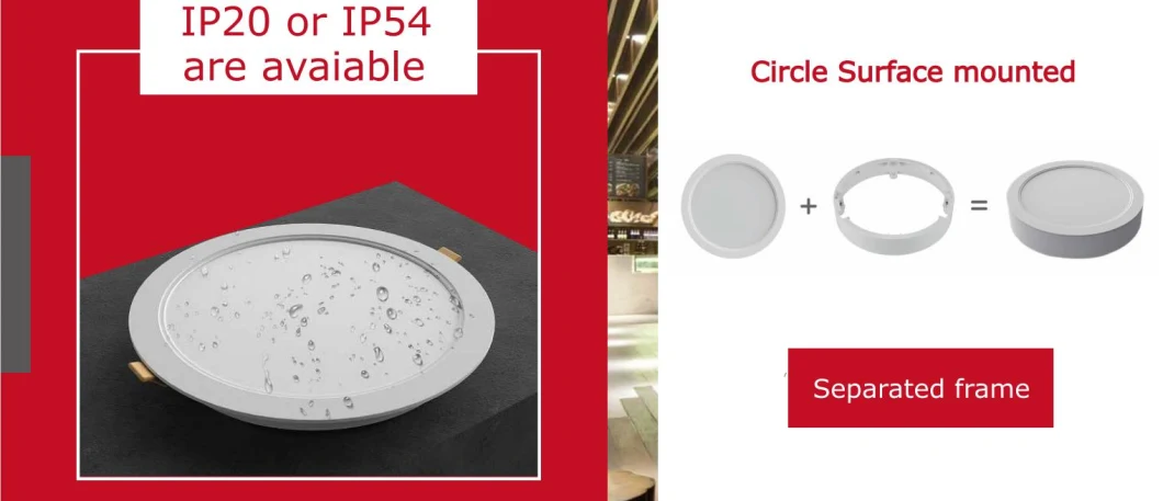 LED Recessed Backlight Panel with New ERP Standard