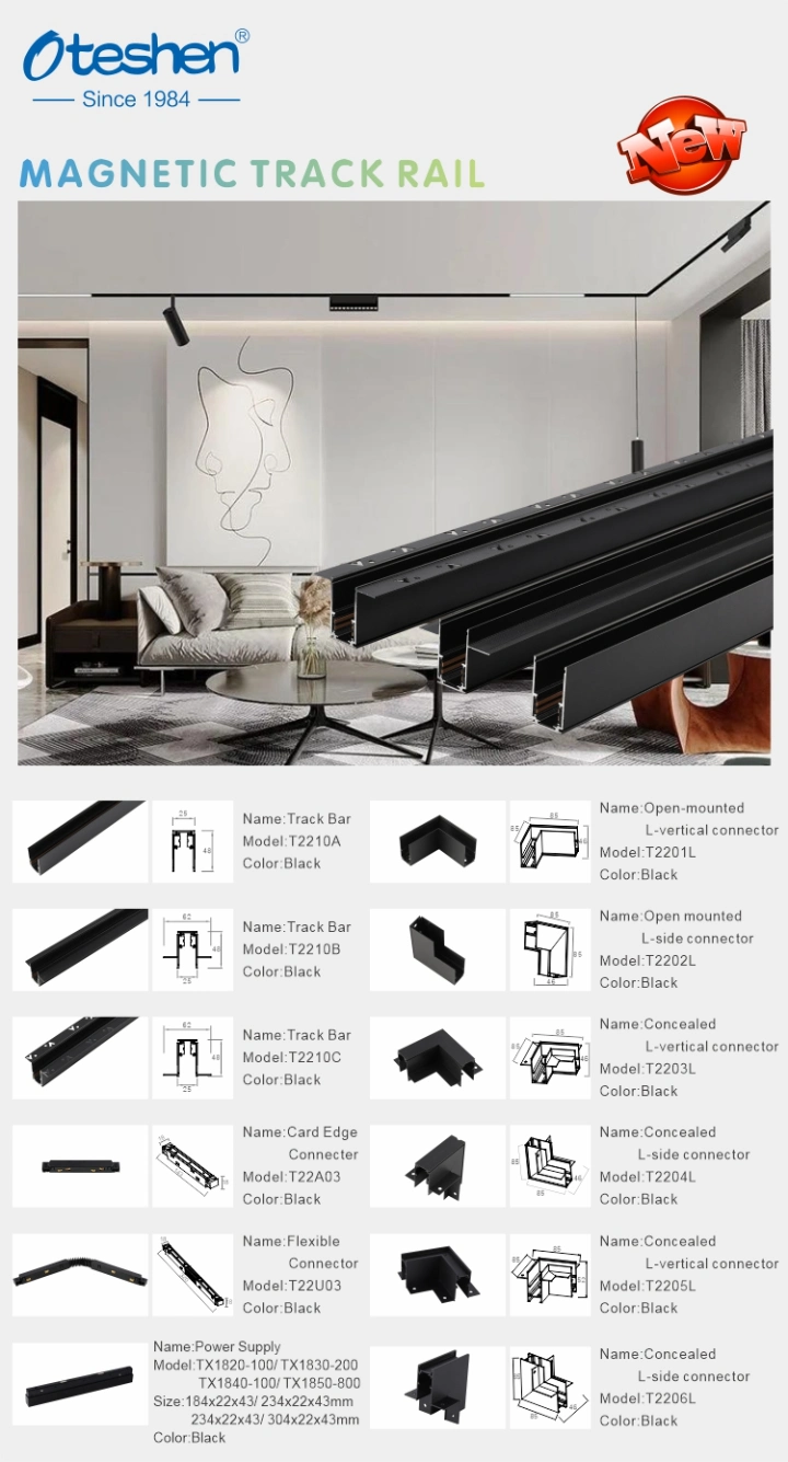 Hot Sale New Design LED Magnetic Track Light System