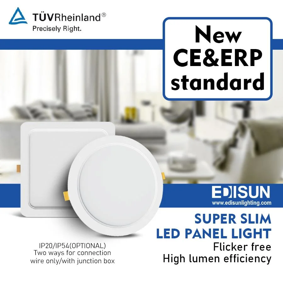 LED Recessed Backlight Panel with New ERP Standard