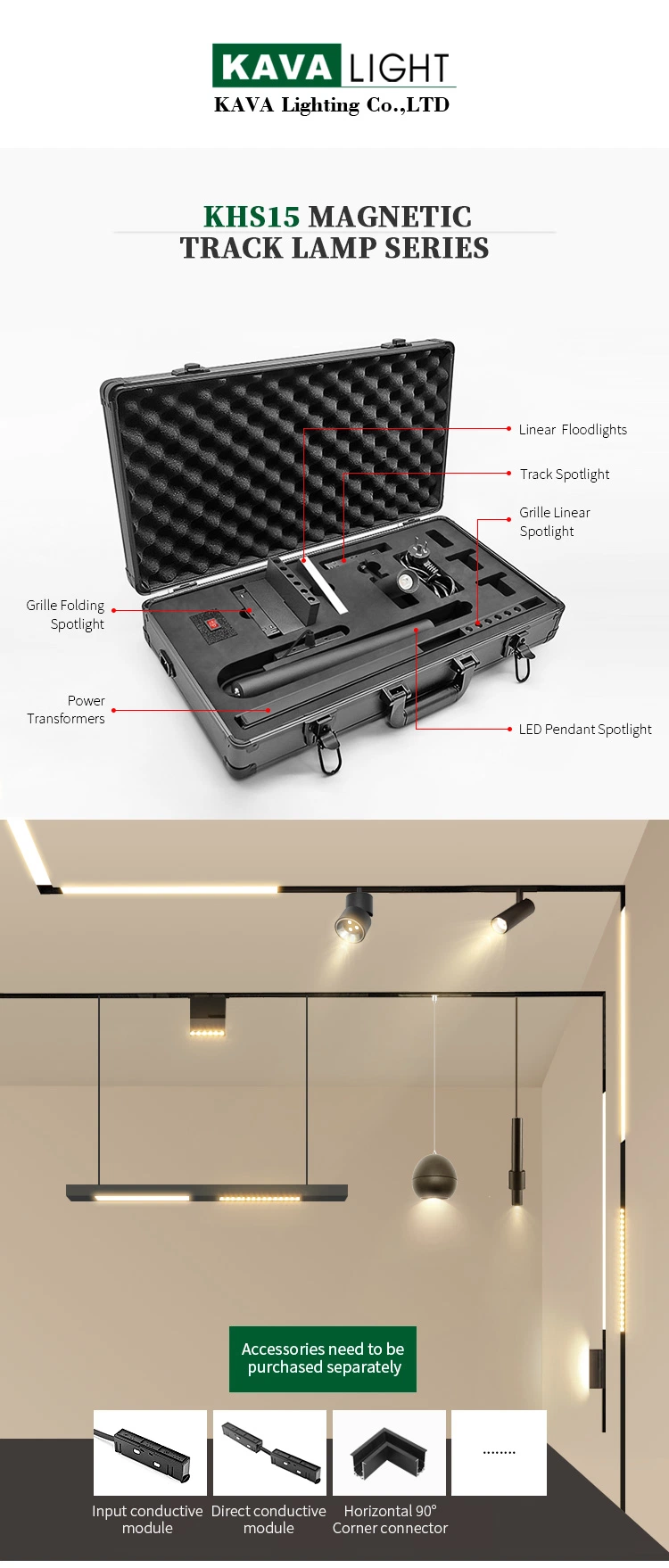 Indoor Decoration Office Clothes Store Restaurant Magnetic Track